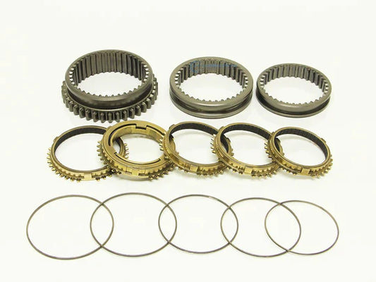 Synchrotech Carbon Synchro Sleeve Set 1-5 GSR ITR B16 (92-01) - Premium  from SYNCHROTECH - Just $524.95! Shop now at Precision1parts.com